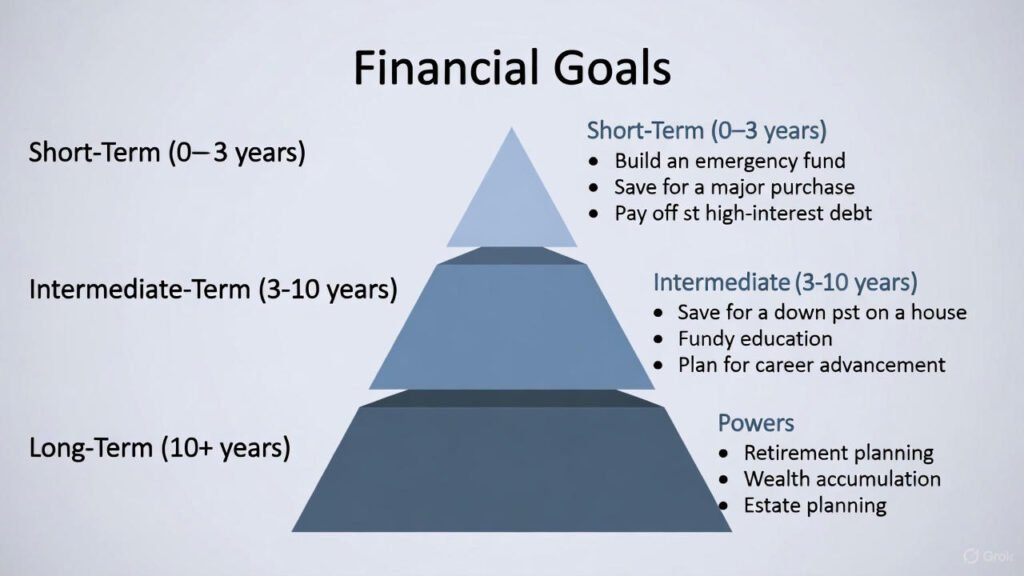 three layers of financial goal